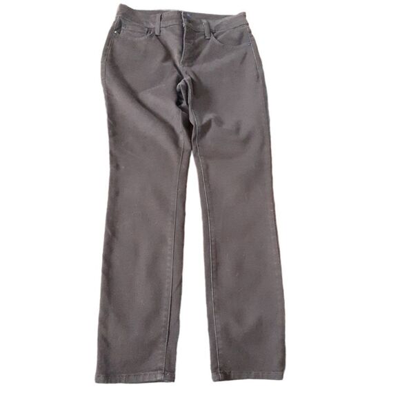 NYDJ Lift Tuck Jeggings Deep Brown Size 4P Excellent Condition - Picture 11 of 13